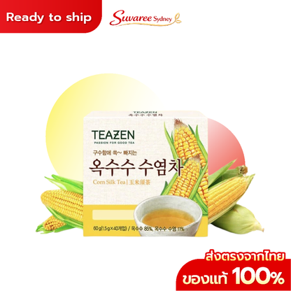 Teazen Corn Silk Tea Bags – 40 Sachets (Caffeine Free)
