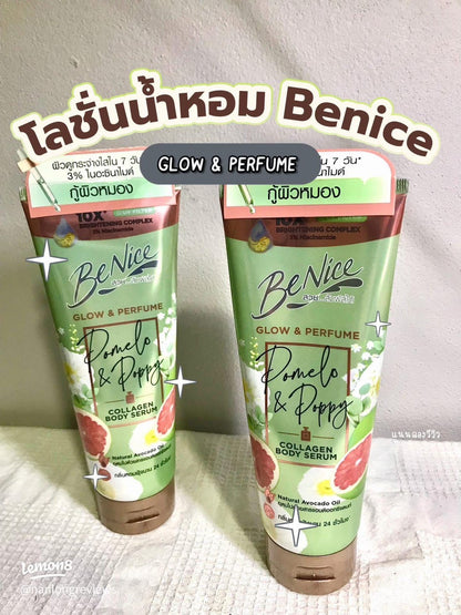 BeNice Pomelo & Poppy Collagen Body Serum 170ml