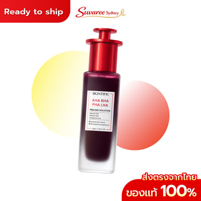 SKINTIFIC AHA BHA PHA LHA Peeling Solution Serum Essence – 30 ml