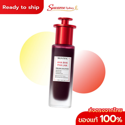 SKINTIFIC AHA BHA PHA LHA Peeling Solution Serum Essence – 30 ml