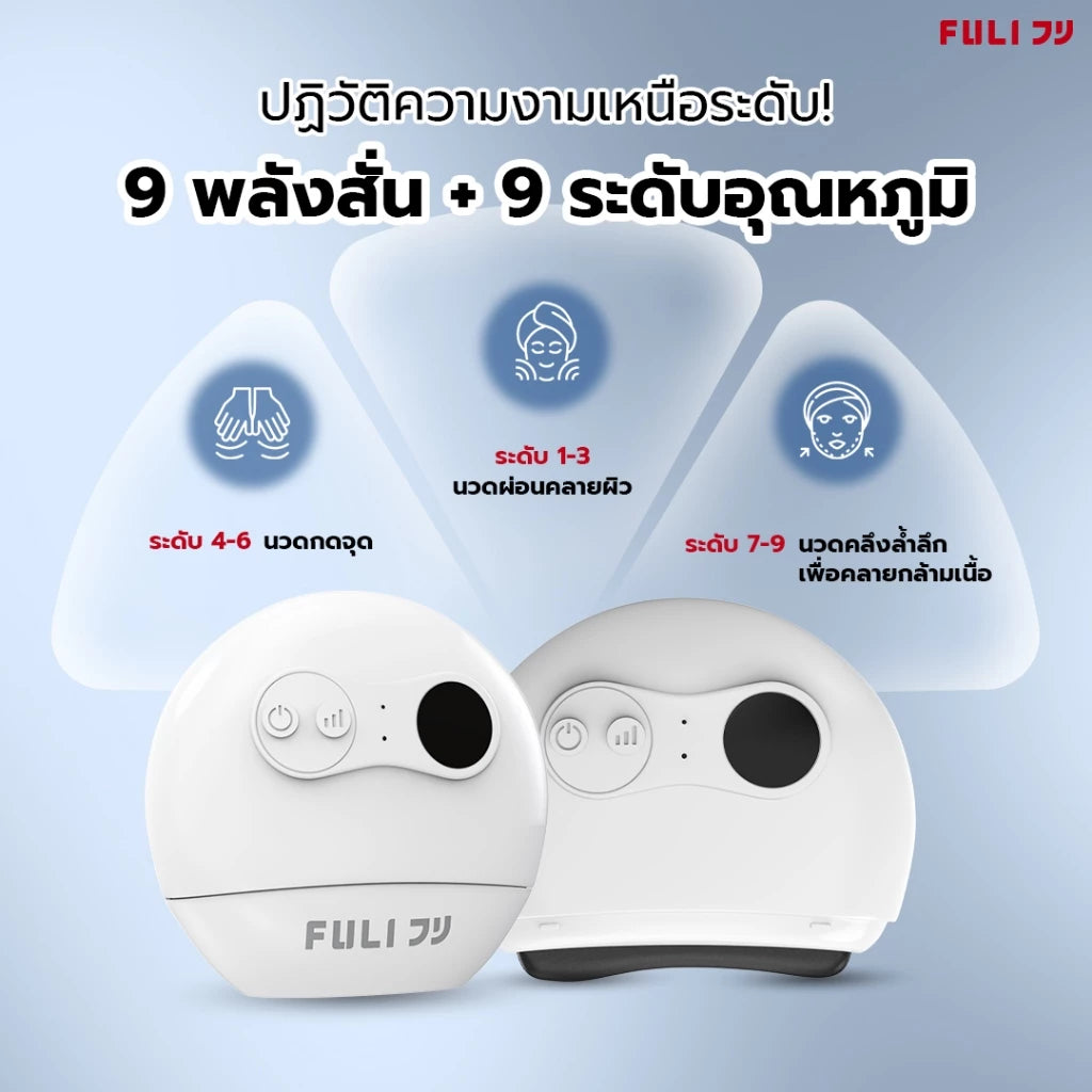 FULI Natural Stone Electric Gua Sha Facial Massager
