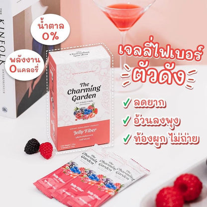 The Charming Garden Jelly Fiber Detox Mixed Fruit – 5 Sachets (75 g)