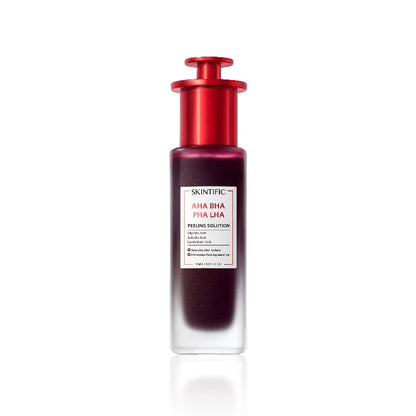 SKINTIFIC AHA BHA PHA LHA Peeling Solution Serum Essence – 30 ml