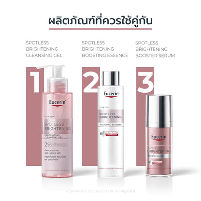 Eucerin SPOTLESS BRIGHTENING THIAMIDOL BOOSTING ESSENCE 100 ML น้ำตบบูสผิวใสต่อไปขั้นต่อไป