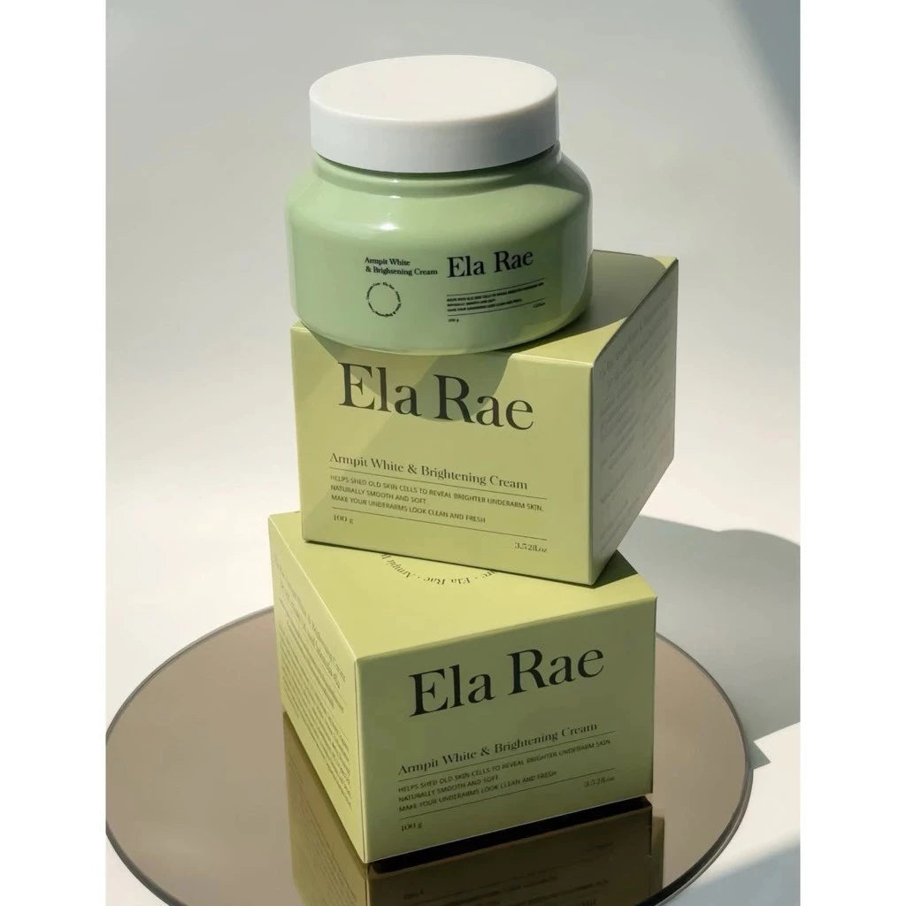 Ela Rae Armpit White &amp; Bright Cream อีล่า แรร์ อามพิทไวท์ลิสต์ ไบร์ทครีม 100g ครีมทารักแร้
