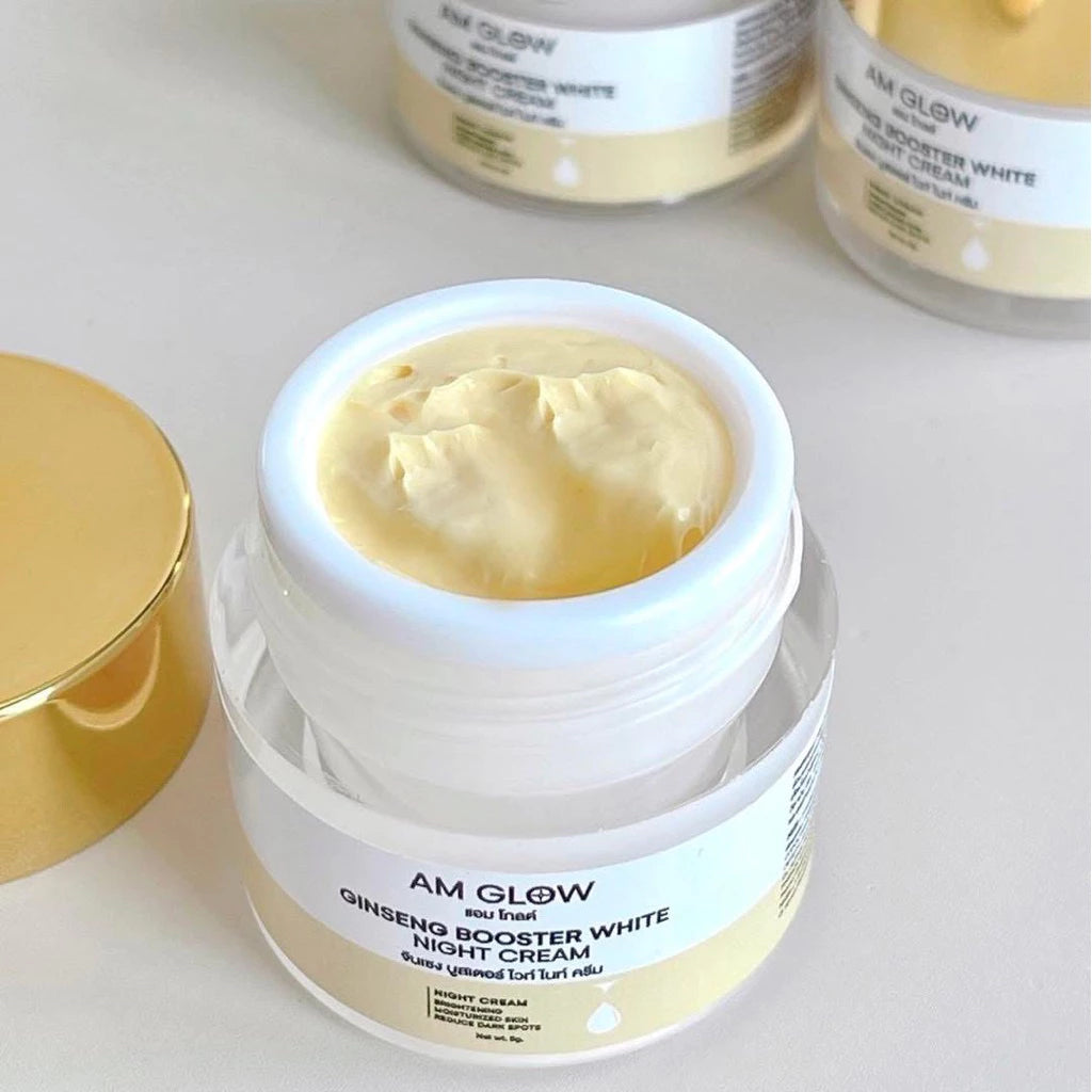 AM GLOW Ginseng Booster White Night Cream – 5 g.